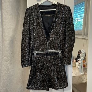 Zara Sequin Set- both items